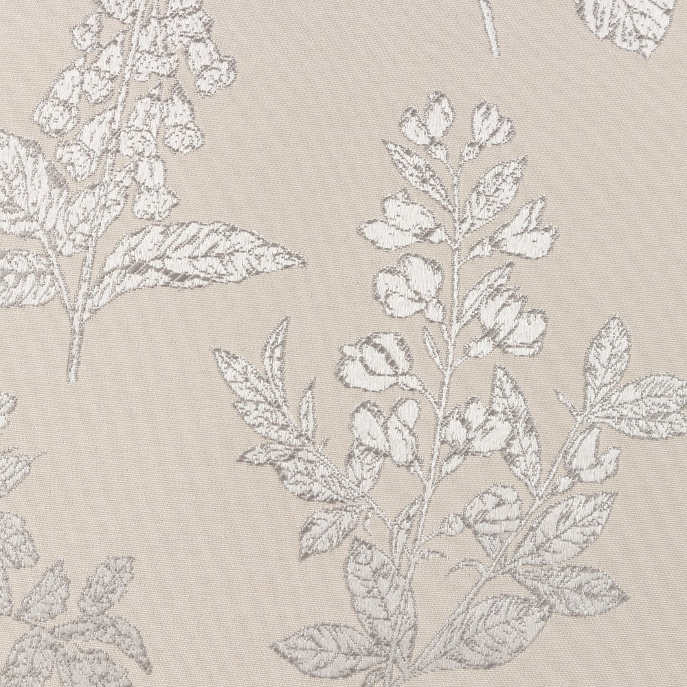 Natural - Side - Wylder Sophia New Floral Jacquard Cushion Cover