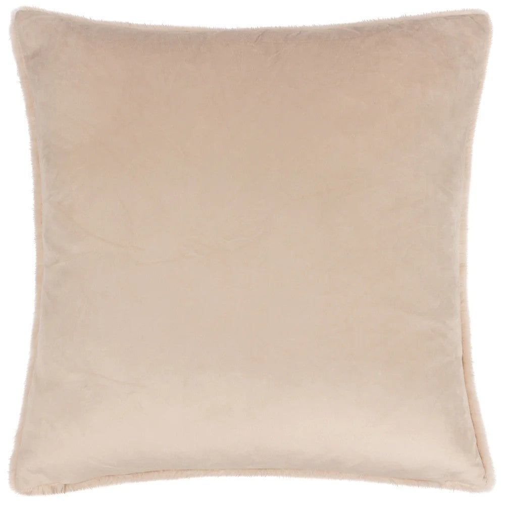 Brulee - Back - Paoletti Stanza Faux Fur Cushion Cover