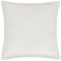 White - Back - Paoletti Stanza Faux Fur Cushion Cover