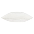 White - Side - Paoletti Stanza Faux Fur Cushion Cover