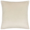 Ecru - Back - Paoletti Stanza Faux Fur Cushion Cover