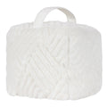 White - Front - Paoletti Sonnet Faux Fur Doorstop