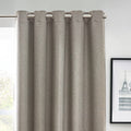 Grey - Back - Furn Dawn Eyelet Curtains