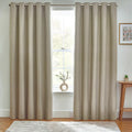 Natural - Front - Furn Dawn Eyelet Curtains