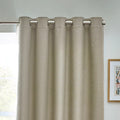 Natural - Back - Furn Dawn Eyelet Curtains