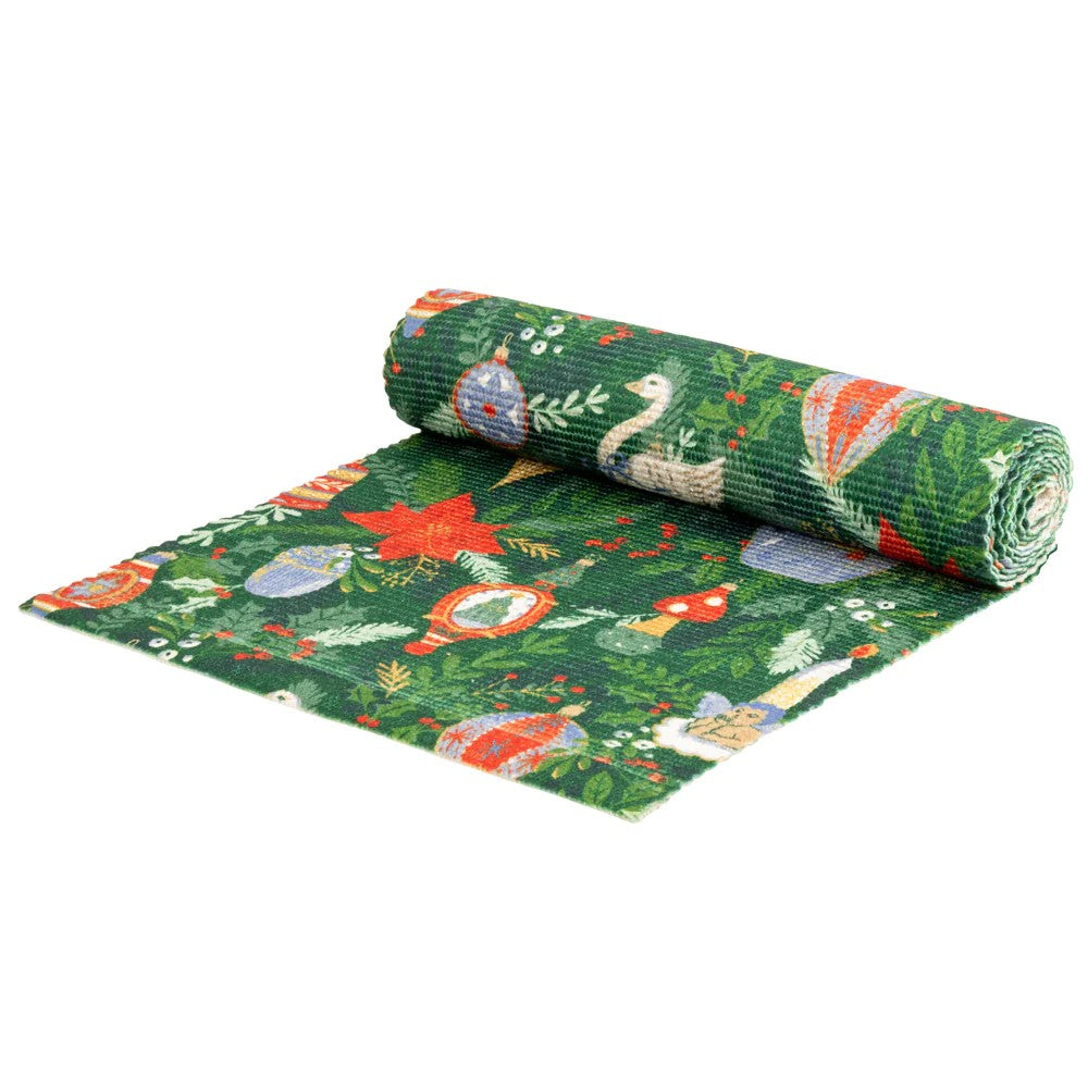 Green - Back - Furn Deck The Halls Table Runner