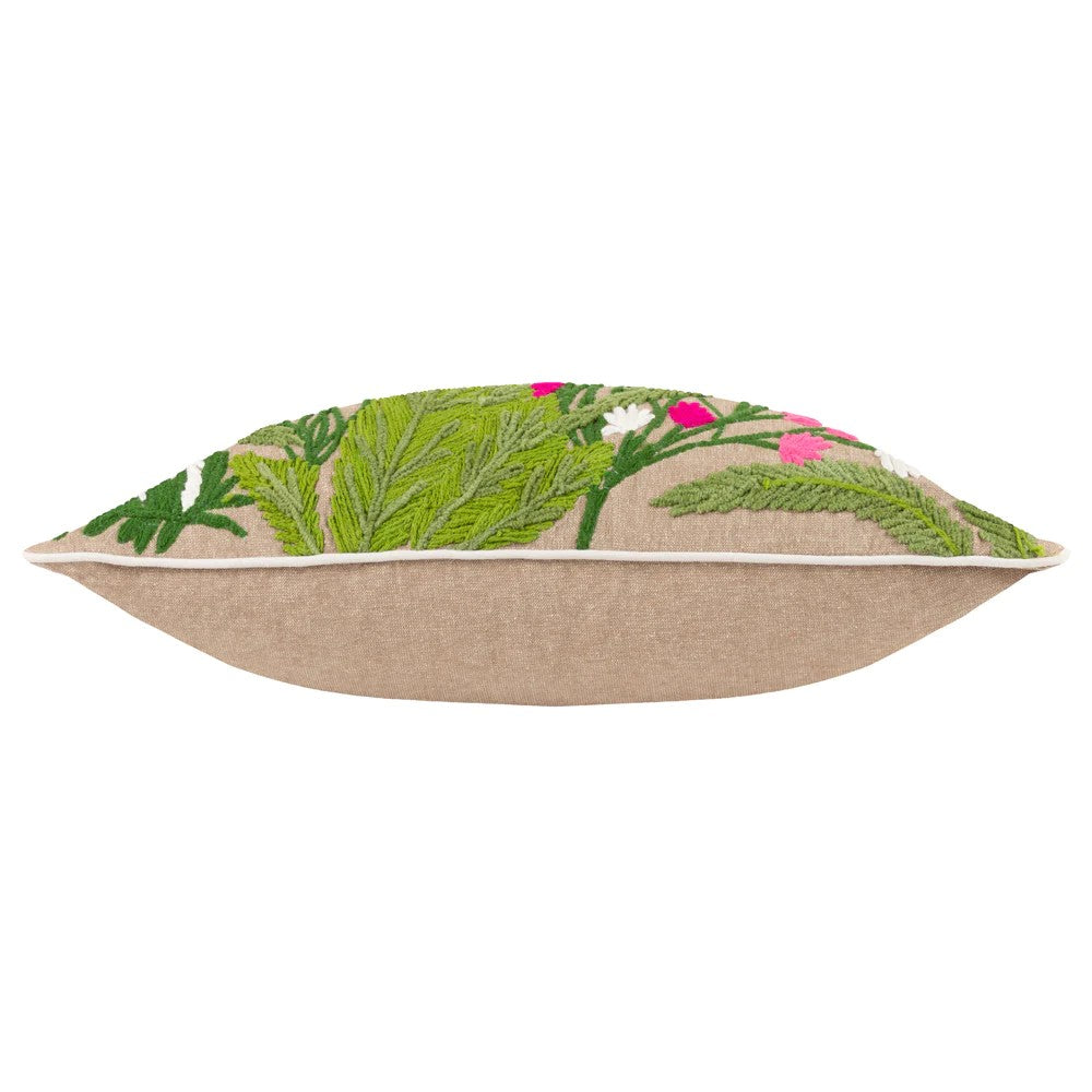 Multicoloured - Side - Wylder Sulta Leopard Cushion Cover
