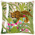 Multicoloured - Front - Wylder Sulta Leopard Cushion Cover