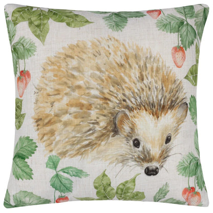 Natural - Front - Evans Lichfield Grove Hedgehog Cushion Cover