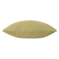 Avocado - Side - Yard Hush Cotton Linear Cushion Cover