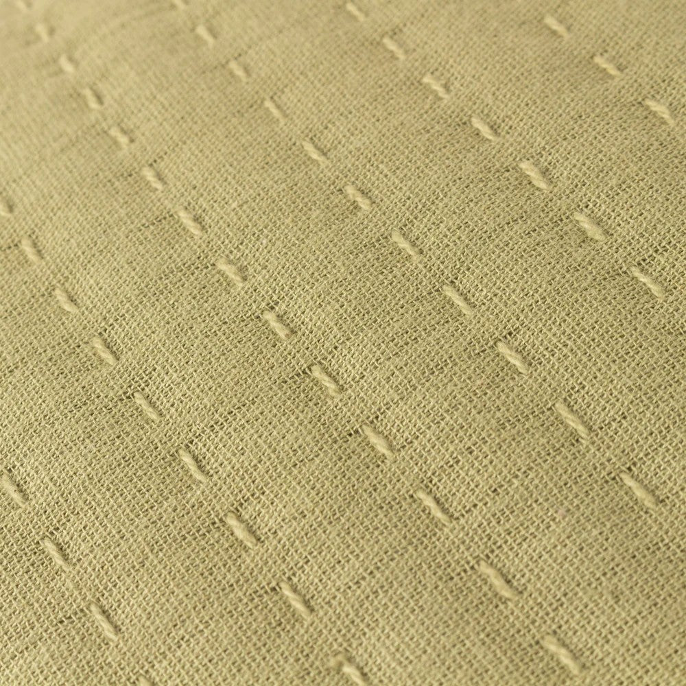 Avocado - Lifestyle - Yard Hush Cotton Linear Cushion Cover