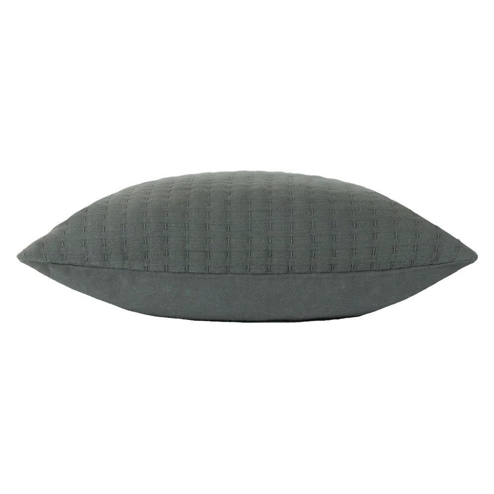 Dusk - Side - Yard Hush Cotton Linear Cushion Cover