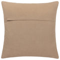 Taupe - Back - Yard Hush Cotton Linear Cushion Cover