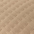 Taupe - Lifestyle - Yard Hush Cotton Linear Cushion Cover