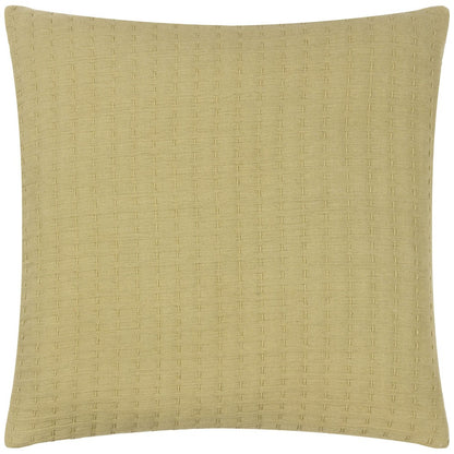 Avocado - Front - Yard Hush Cotton Linear Cushion Cover