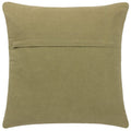 Avocado - Back - Yard Hush Cotton Linear Cushion Cover