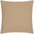Taupe - Front - Yard Hush Cotton Linear Cushion Cover