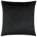 Grey-Black - Back - Paoletti Henley Jacquard Velvet Cushion Cover