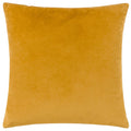 Gold - Back - Paoletti Henley Jacquard Velvet Cushion Cover