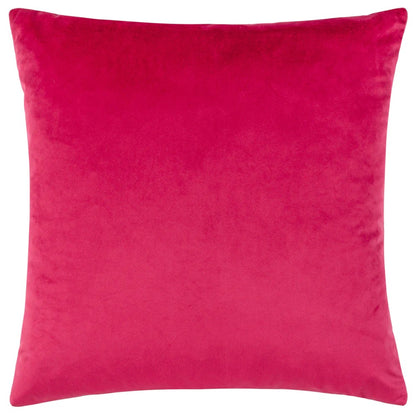 Multicoloured - Back - Paoletti Henley Jacquard Velvet Cushion Cover