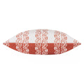Terracotta - Side - Paoletti Kalindi Stripe Outdoor Cushion Cover