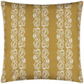 Saffron - Front - Paoletti Kalindi Stripe Outdoor Cushion Cover