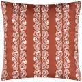 Terracotta - Front - Paoletti Kalindi Stripe Outdoor Cushion Cover