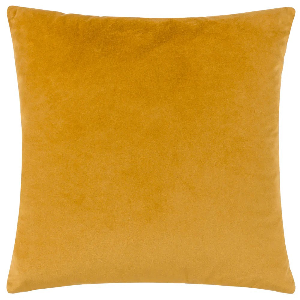 Gold - Back - Paoletti Ledbury Jacquard Cushion Cover