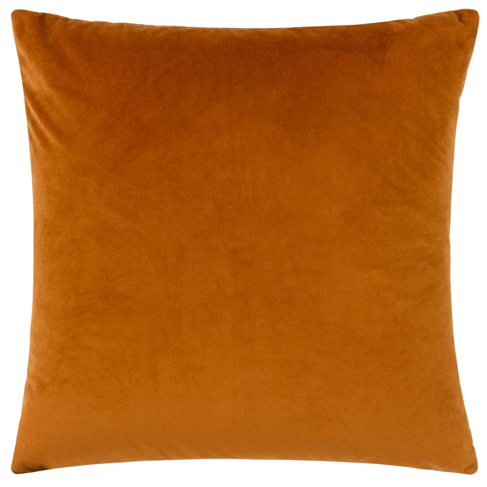 Ginger-Grey - Back - Paoletti Ledbury Jacquard Cushion Cover