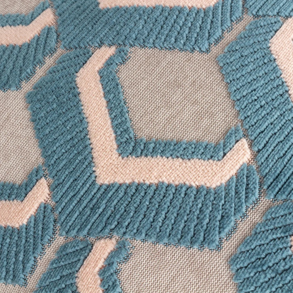 Smoke-Rose - Lifestyle - Paoletti Ledbury Jacquard Cushion Cover