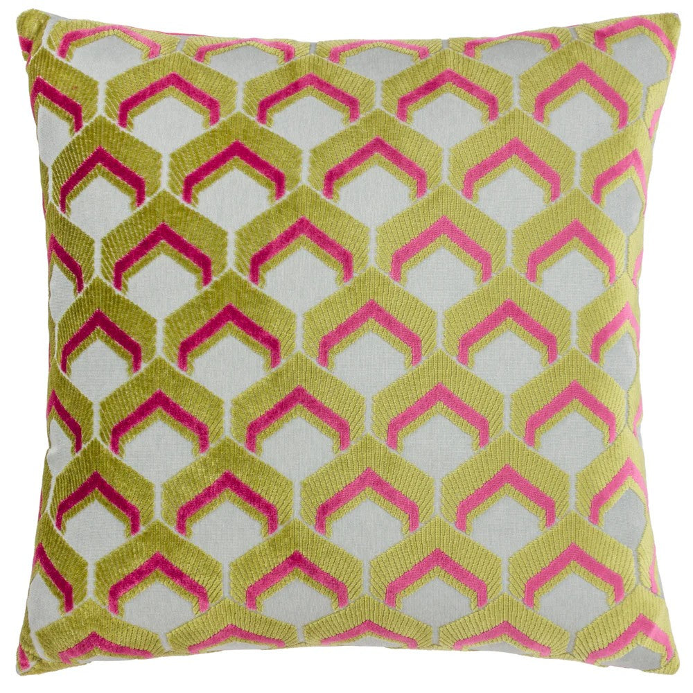 Multicoloured - Front - Paoletti Ledbury Jacquard Cushion Cover
