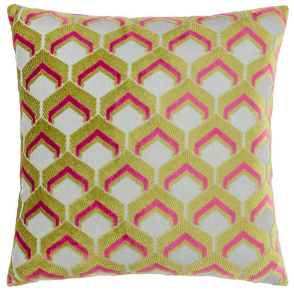 Multicoloured - Front - Paoletti Ledbury Jacquard Cushion Cover