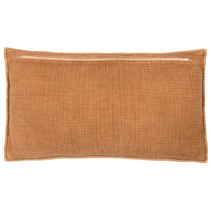 Pecan - Back - Yard Ribble Acid Wash Cushion Cover