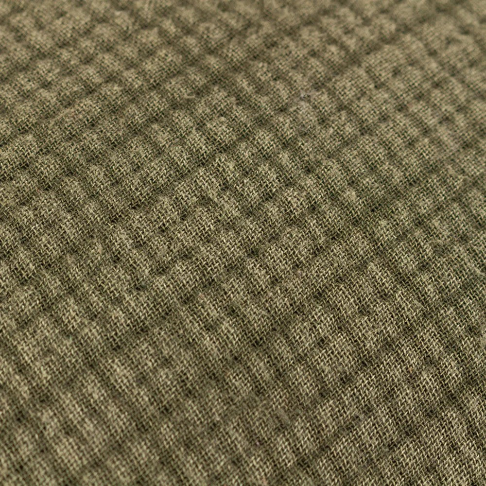 Khaki - Pack Shot - Yard Ribble Acid Wash Cushion Cover