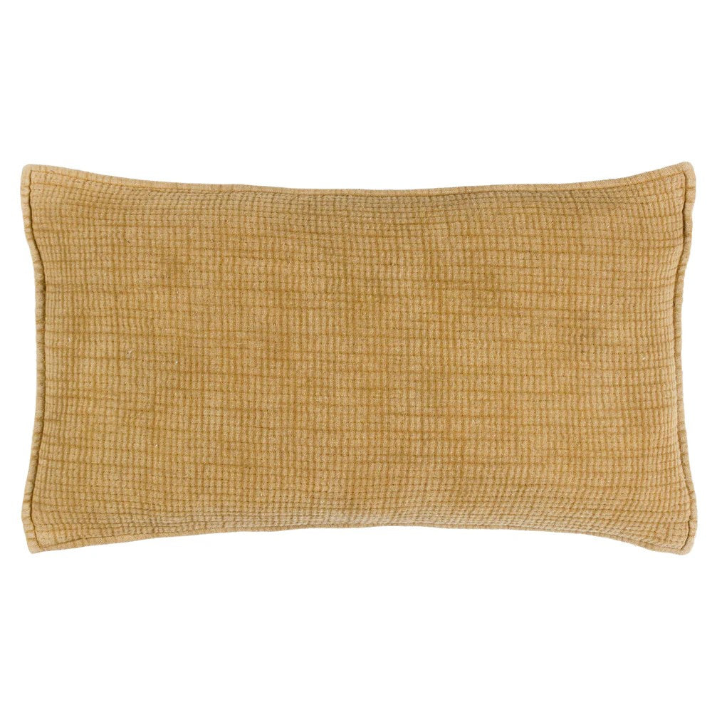 Honey - Front - Yard Ribble Acid Wash Cushion Cover