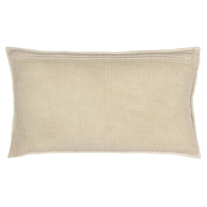 Natural - Back - Yard Ribble Acid Wash Cushion Cover