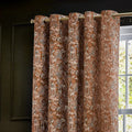 Amber - Back - Wylder Chenille Bengal Tiger Eyelet Curtains