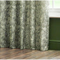 Sage - Side - Wylder Chenille Bengal Tiger Eyelet Curtains