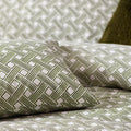 Olive - Side - Hoem Alexa Abstract Duvet Cover Set