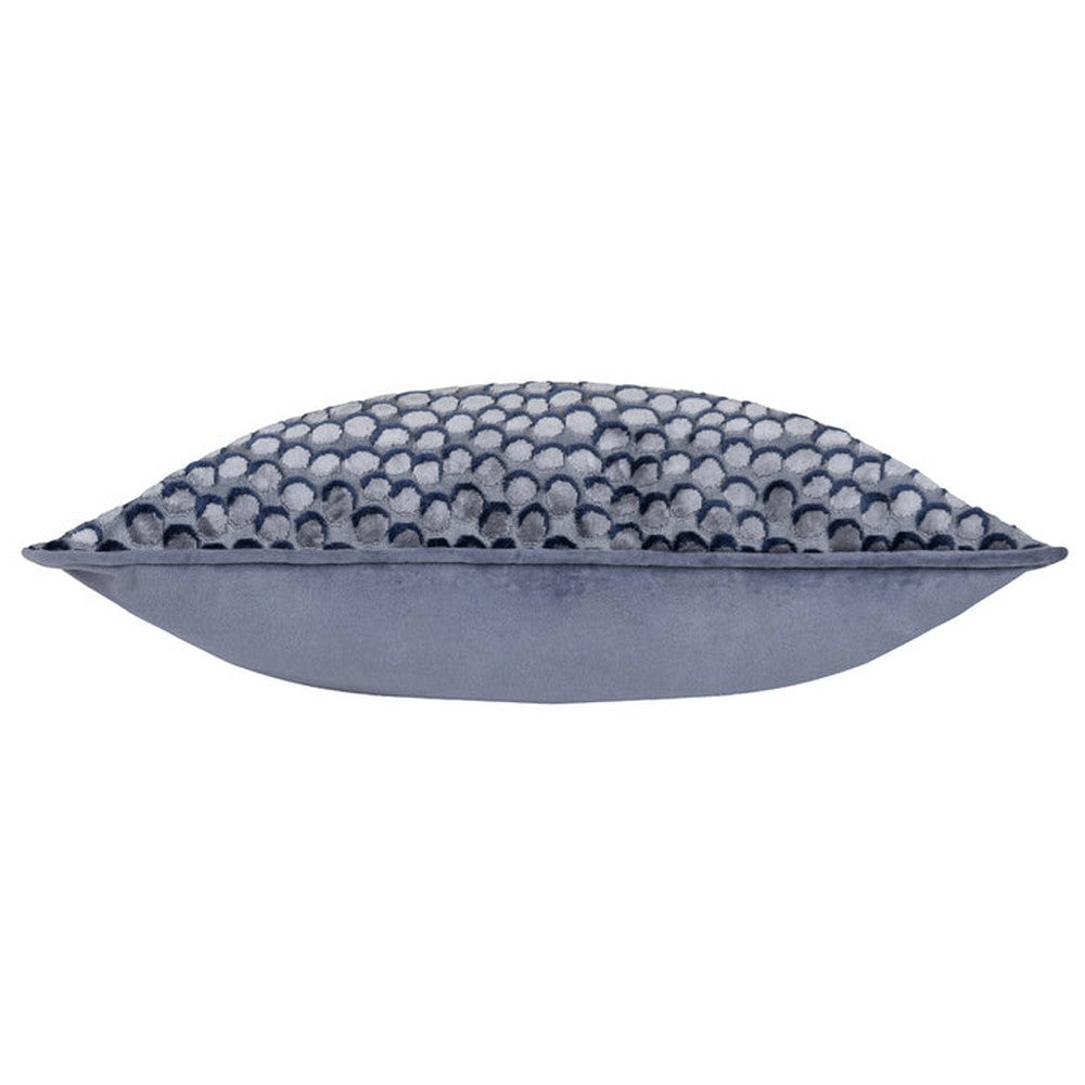 Dusk - Side - Hoem Lanzo Piped Velvet Cut Cushion Cover
