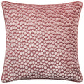 Plaster Pink - Front - Hoem Lanzo Piped Velvet Cut Cushion Cover