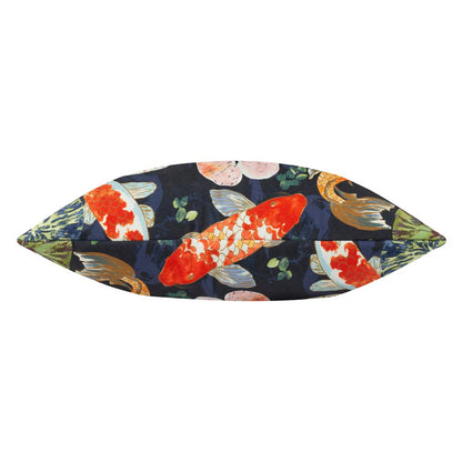 Midnight - Back - Paoletti Koi Pond Outdoor Cushion Cover