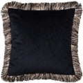 Jungle Green - Back - Furn Wildcat Fringed Velvet Tiger Cushion Cover