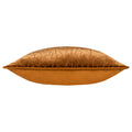Bronze - Side - Hoem Malans Piped Velvet Cut Cushion Cover