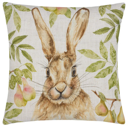 Natural - Front - Evans Lichfield Grove Hare Cushion Cover