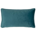 Burgundy - Back - Evans Lichfield Hawthorn Piped Chenille Birds Cushion Cover