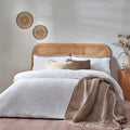 White - Front - Yard Chunky Cotton Waffle Duvet Cover Set