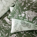 Evergreen - Back - Furn Buckthorn Reversible Woodland Duvet Cover Set