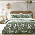 Evergreen - Front - Furn Buckthorn Reversible Woodland Duvet Cover Set