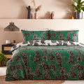 Jungle Green - Front - Furn Reversible Wildcat Duvet Cover Set